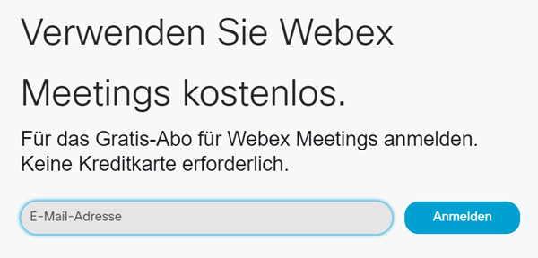 WebEx-Meeting beitreten