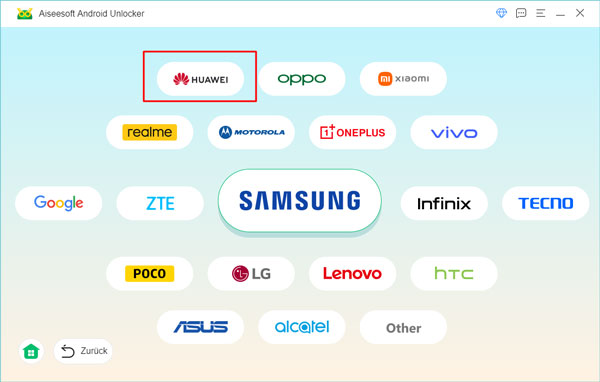 Huawei-Marke auswählen