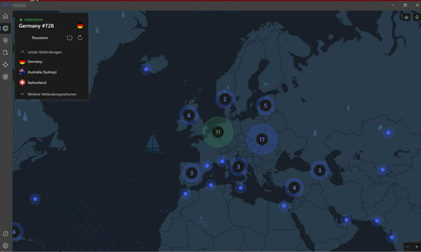 Android Standort ändern mit VPN