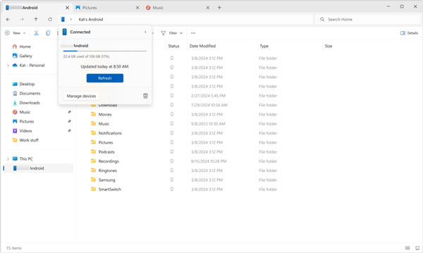 Pixel Daten übertragen über Datei Explorer