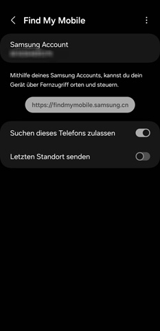 Samsung Find My Mobile suchen