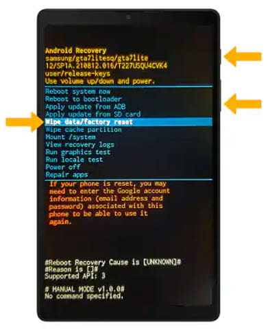 Samsung Hard Reset durchführen