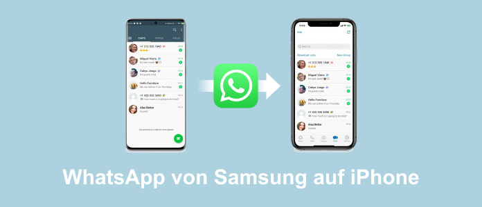 WhatsApp von Samsung auf iPhone übertragen