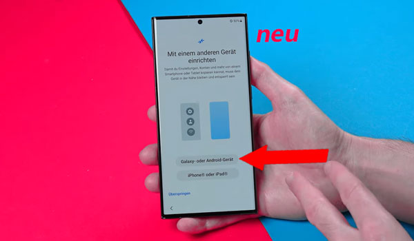 Neues Samsung einrichten