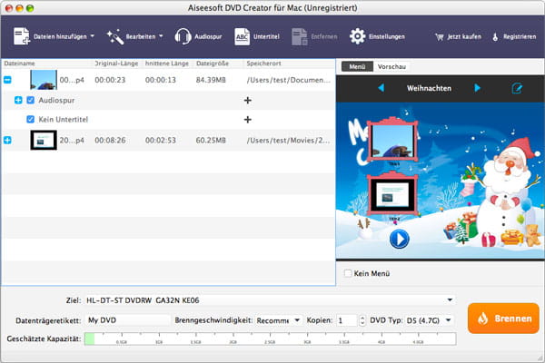 DVD Creator für Mac