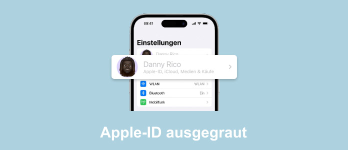 Apple-ID ausgegraut