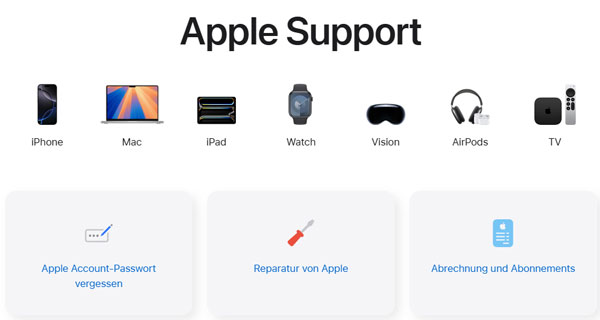 Apple Support erhalten