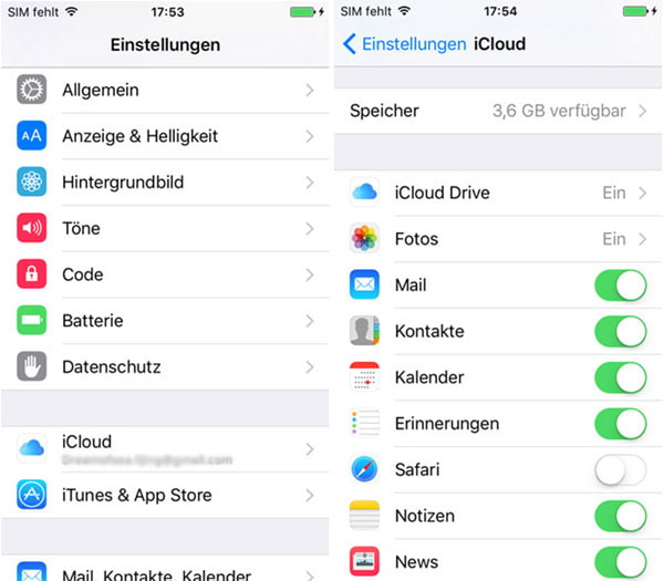 Unnütze Dateien in iCloud deaktivieren