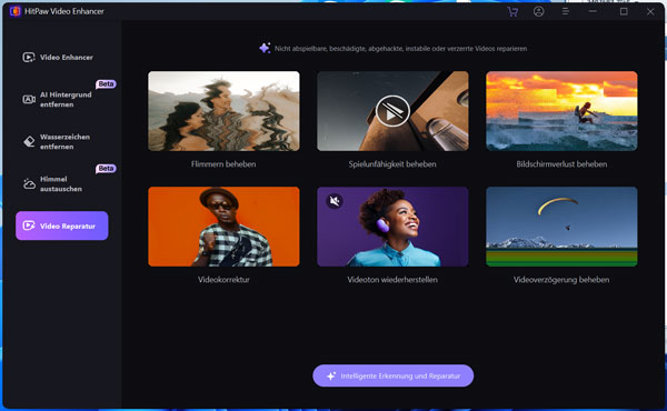 HitPaw Video Reparatur