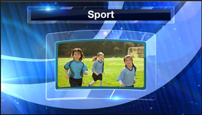 iMovie-Vorlage Sport